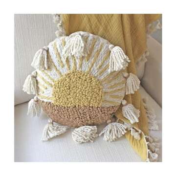 Crane Baby Sunshine Decorative Pillow, 12" x 12"