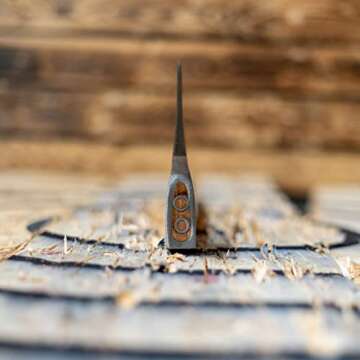 Jack of Clubs Round Handle Throwing Axe: WATL Premium Competition Hatchet with Round Hickory Handle