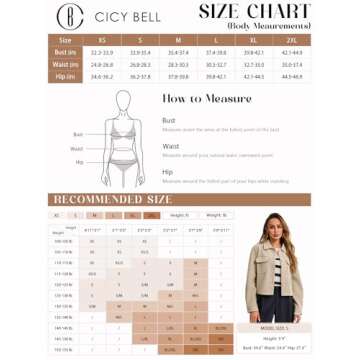Cicy Bell Womens Cropped Wool Coats Lapel Collar Button Down Fall Jackets Lightweight Short Pea Coats