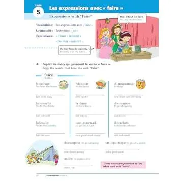 FrenchSmart Grade 8 Learning Workbook for Students