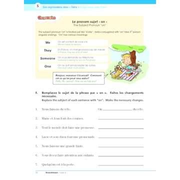 FrenchSmart Grade 8 - Learning Workbook For Eighth Grade Students – French Language Educational Workbook for Vocabulary, Reading and Grammar! (FrenchSmart, 5)