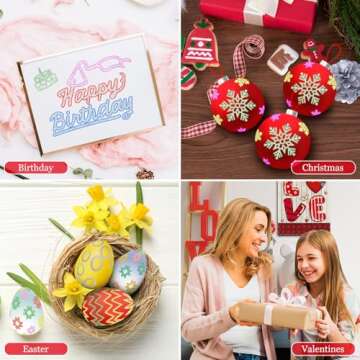 Easter Basket Stuffers for Teens,Teen Girl Girls Trendy Stuff,Christmas Stocking Stuffers Teens,12 Colors Shimmer Markers Outline Pen for Birthday Gifts for Boys Girls Teens Party Drawing Art Supplies