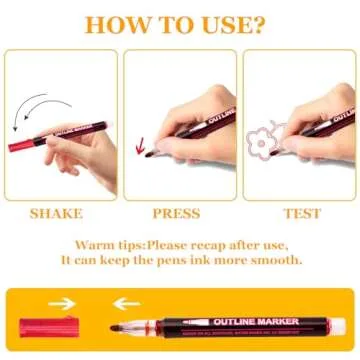 Easter Basket Stuffers for Teens,Teen Girl Girls Trendy Stuff,Christmas Stocking Stuffers Teens,12 Colors Shimmer Markers Outline Pen for Birthday Gifts for Boys Girls Teens Party Drawing Art Supplies