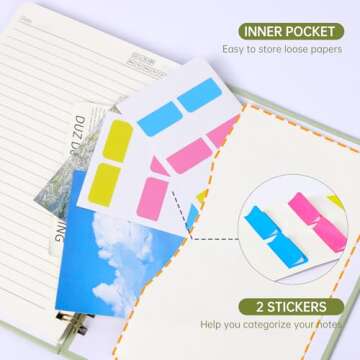 EOOUT A5 Spiral Notebook – 160 Pages for Work & School