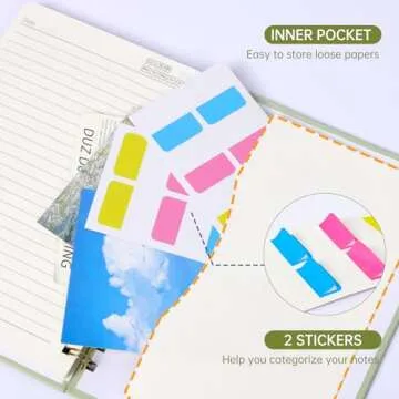 EOOUT A5 Spiral Notebook – 160 Pages for Work & School