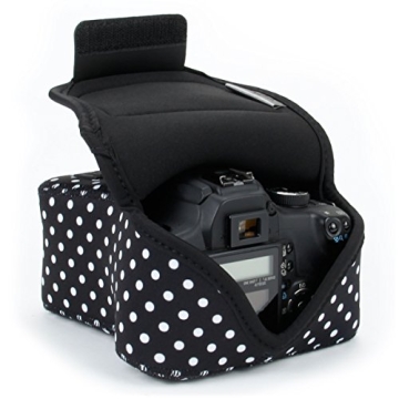 USA GEAR DSLR Camera Sleeve with Neoprene Protection and Accessory Storage