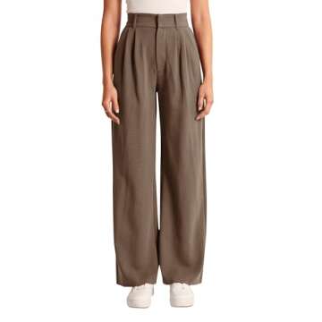 NIMIN High Waisted Pants - Flattering Business Casual Trousers for Women