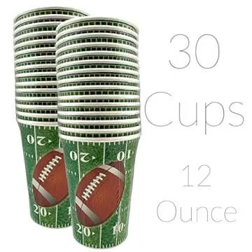 Ultimate Football Party Supplies Kit for 30 Guests