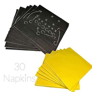 Ultimate Football Party Supplies Kit for 30 Guests