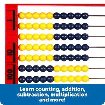 Learning Resources 2-Color Desktop Abacus for Kids