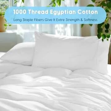Luxury 1000 Thread Count Egyptian Cotton Sheets Set