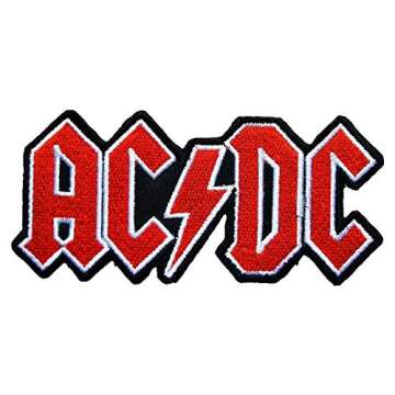 AC DC ACDC Rock Band t Shirts Logo MA27 Embroidery iron on Patches