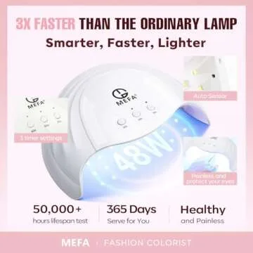 MEFA 56 Pcs Gel Nail Polish Kit with U V Light, 32 Colors All Seasons Soak Off Gel Polish Nail Set with Matte/Glossy Base Top Coat Essential Manicure Tools Nails Art DIY Valentine Gifts for Women