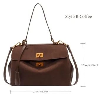 Trendy Suede Tote Bag for Women – Chic & Stylish Purse