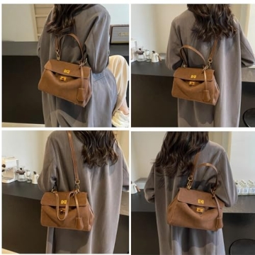 Trendy Suede Tote Bag for Women – Chic & Stylish Purse