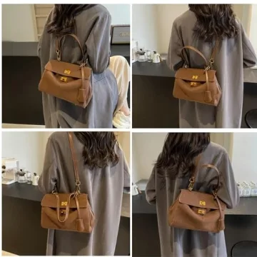 Trendy Suede Tote Bag for Women – Chic & Stylish Purse