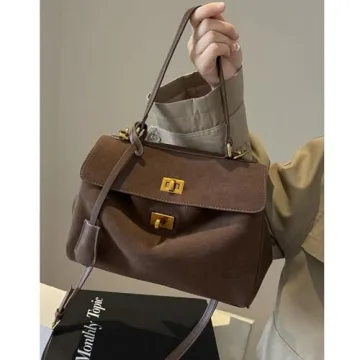 Trendy Suede Tote Bag for Women – Chic & Stylish Purse