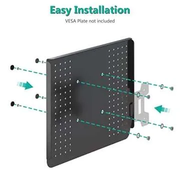 WALI Laptop Holder Tray for 17 inch Laptop & Ergonomic Design