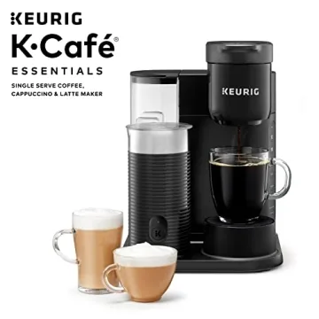 K-Cafe Essentials Single Serve Coffee Maker with Milk Frother
