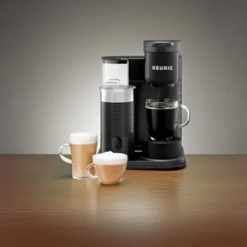 K-Cafe Essentials Single Serve Coffee Maker with Milk Frother