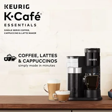 K-Cafe Essentials Single Serve Coffee Maker with Milk Frother