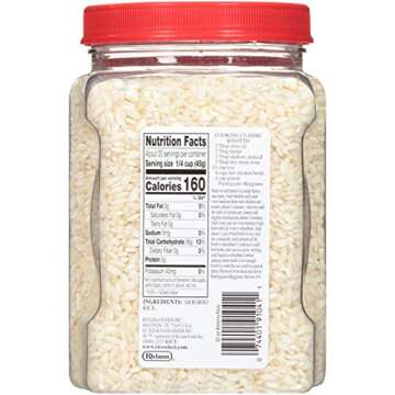 RiceSelect Arborio Rice, Risotto Rice, Gluten-Free, Non-GMO, 32 oz (Pack of 1 jar)