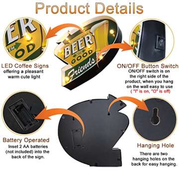 Illuminate Your Space with Arikit Light Up Sign