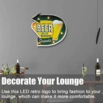 Illuminate Your Space with Arikit Light Up Sign