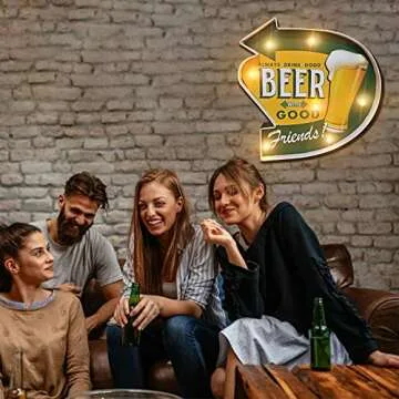 Illuminate Your Space with Arikit Light Up Sign