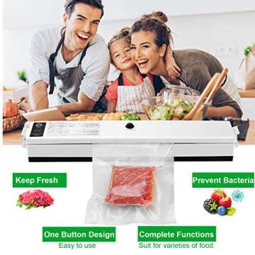 Goscien Food Vacuum Sealer - One-Button Food Preservation