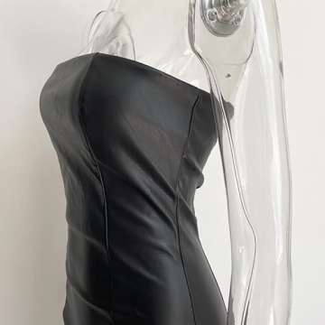 XLLAIS Strapless Midi Dress: Elegant Party Essential