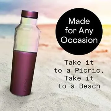 Corkcicle Nebula Hybrid Canteen - Stylish Glass Hydration