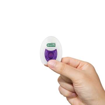 Expanding Dental Floss - Waxed Woven Floss - Effective Plaque Removal for Tight Teeth - Unflavored, 1ct (6pk)