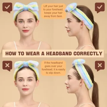 Teenitor Spa Headbands - 9Pcs Cute Comfort for Skincare