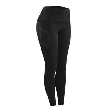 Trendy High Waist Yoga Leggings for Women with Pockets