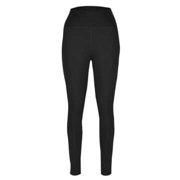 Overstock Deals Yoga Pants for Women Casual High Waist Gym Leggings with Pockets Trendy Tummy Control Non See Through Workout Pant（Black，X-Large）