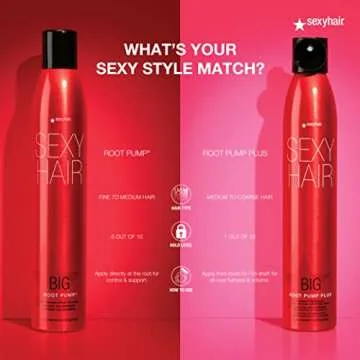 Sexy Hair Big Root Pump Plus Volumizing Spray Mousse 10 Oz