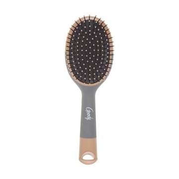 Goody Detangle It Oval Hair Brush, Detangler Brush with Fine Flexible Bristles, Use as a Detangling ...