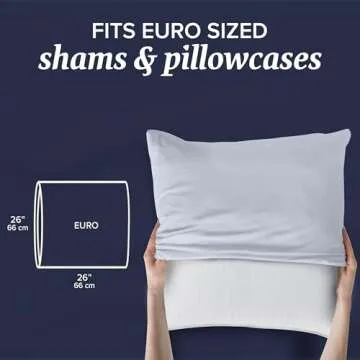 Beckham Hotel Collection Euro Size Throw Pillows for Comfort