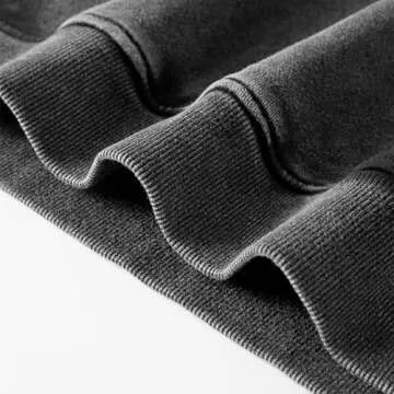 Rapidstreet Men Streetwear Retro Washed Black Hoodie Sweatshirt Big Eyeball Graphic Pullover Oversized (Medium)