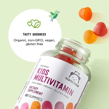 Mama Bear Organic Kids Multivitamin Gummies 60 Count