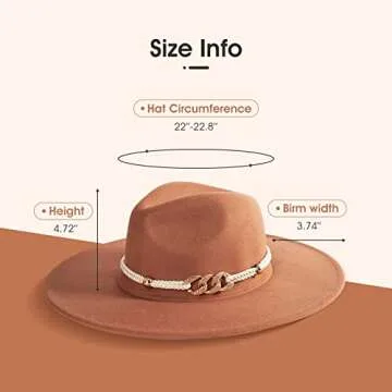 Stylish Wide Brim Fedora Hats for All Occasions