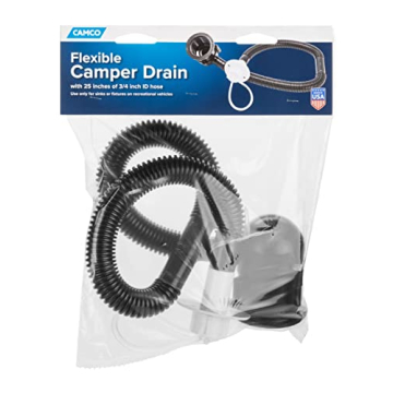 Camco Flexible Camper RV Drain for Easy Waste Management