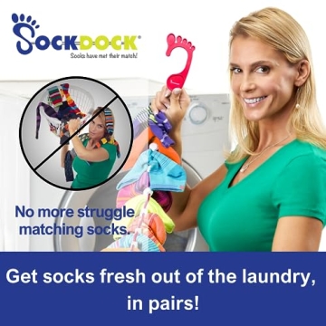 SockDock Sock Laundry Solution for Organized Sock Storage
