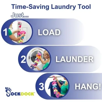 SockDock Sock Laundry Solution for Organized Sock Storage