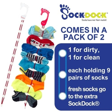 SockDock Sock Laundry Solution for Organized Sock Storage