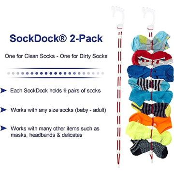 SockDock Sock Laundry Solution for Organized Sock Storage