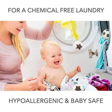 Wool Dryer Balls by Friendsheep 6 Pack XL Organic Premium Reusable Cruelty Free Handmade Fair Trade No Lint Fabric Softener Brown Sheep "Flock of Friends"