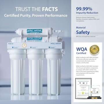 APEC ROES-50 5-Stage Water Filter System for Health Safety