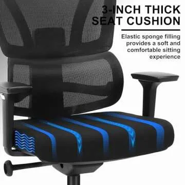 HUAUR C19 Ergonomic Mesh Office Chair for Comfort
